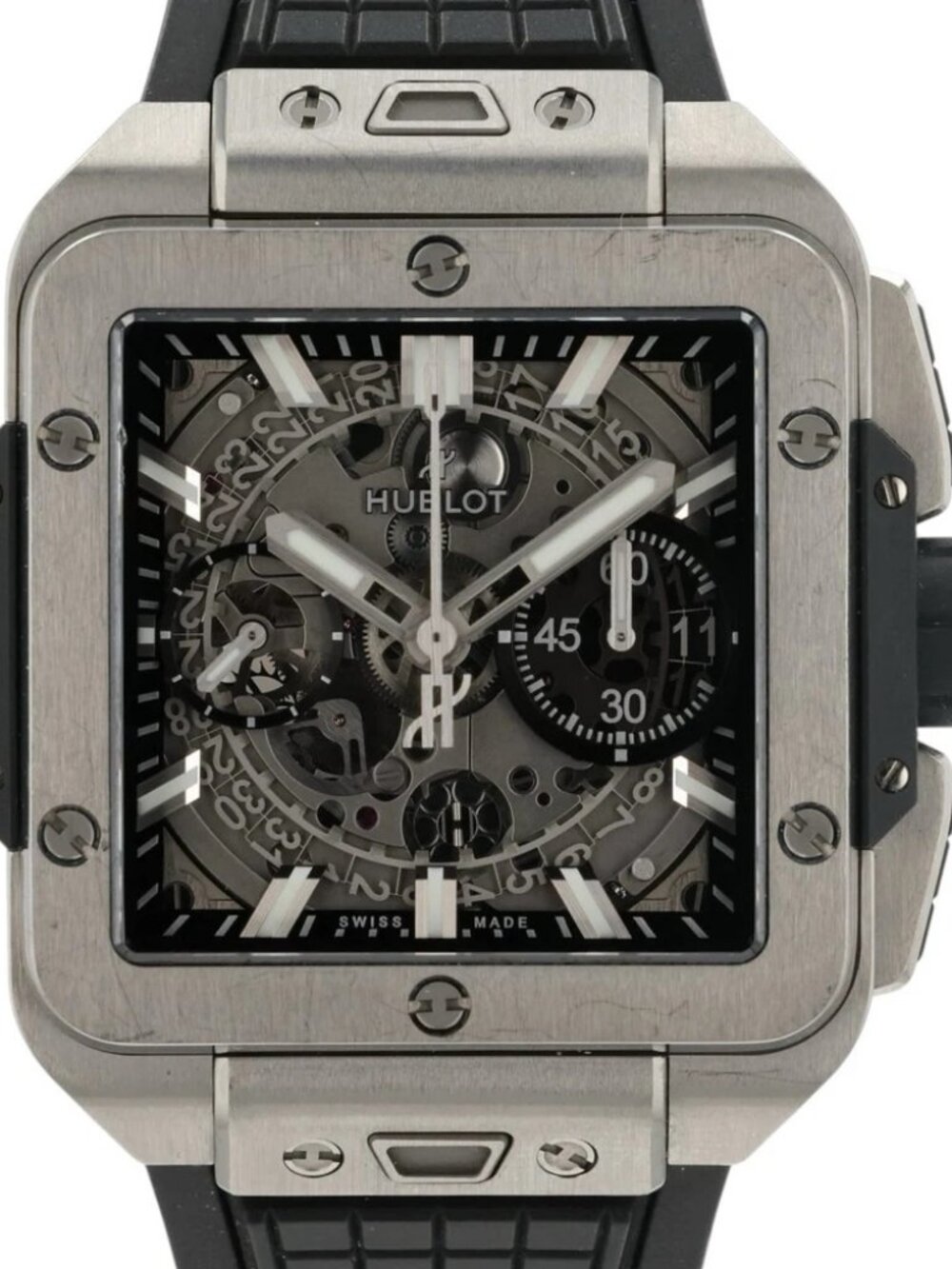 Hublot Square Bang Skeleton Dial Titanium 42mm Automatic Mens 821.NX.0170.RX - Picture 2 of 11